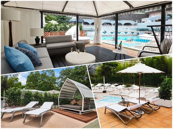 豪华区小屋选项：SUPER CABANA、LUANA和WALEA