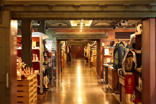 Yokohama Red Brick Warehouse interior