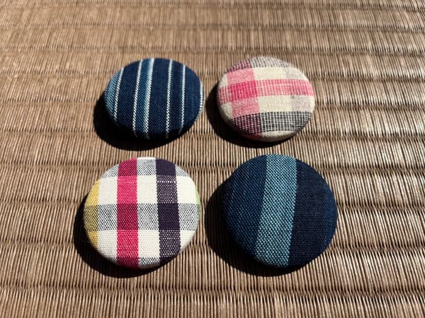 伊勢棉和松阪棉胸針製作