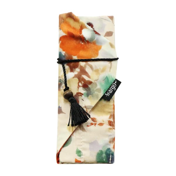 Tas pembungkus kanzashi Tansaika warna Akane, tampak depan