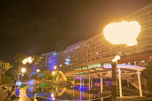 Countdown laser show and DJ event