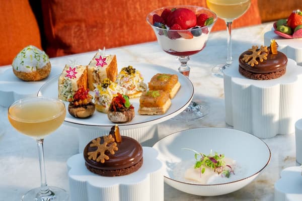 Festive sweets and savories at The Peak Lounge
