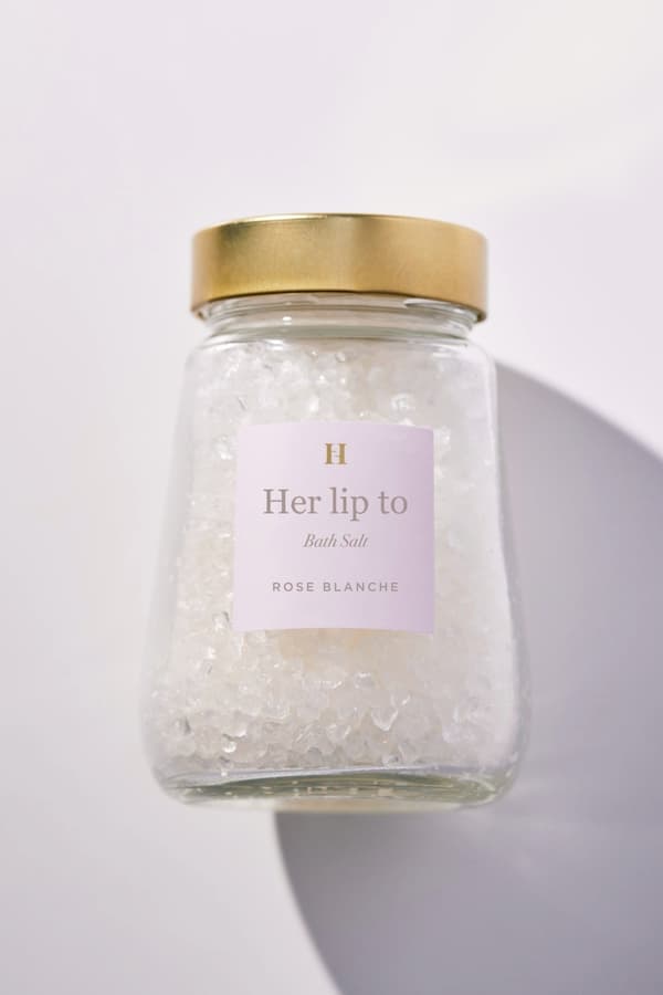 CRYSTAL BATH SALT ROSE BLANCHE