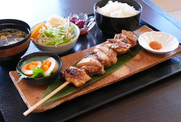 Menú de yakitori en el Restaurant Umibe