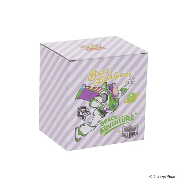 Arte de la caja de regalo con personajes de Toy Story