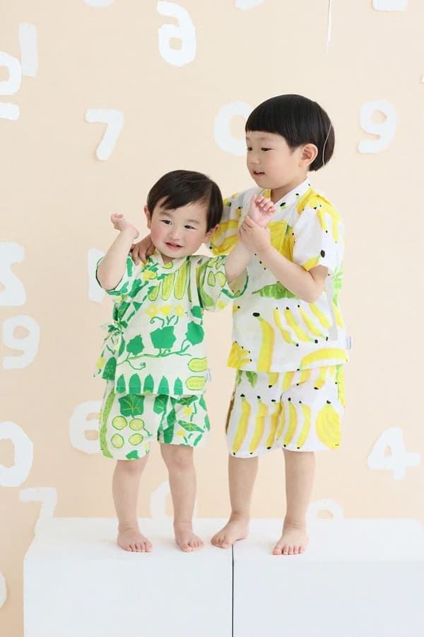 Isemomen Kodomo Jinbei worn by child 4
