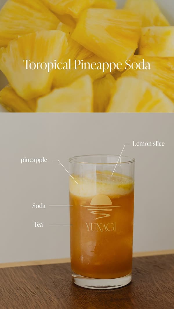 YUNAGI Cafe 的热带茶苏打