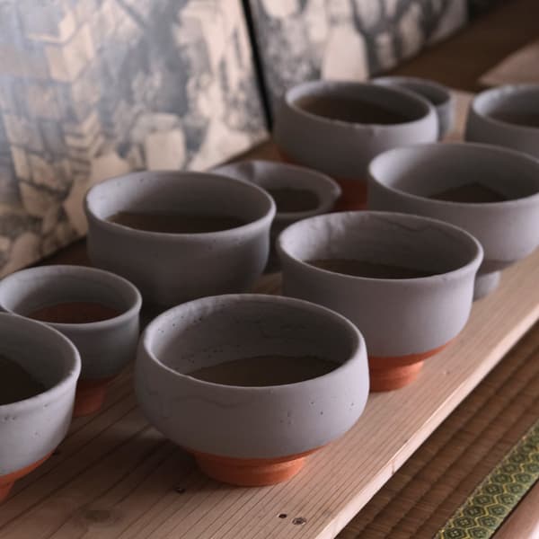 清酒和茶具展示