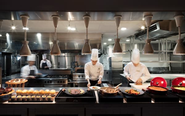 Live cooking