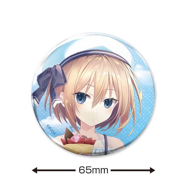 Exclusive Original Art Blanc 65mm Pin Badge – Sweets Time Ver.