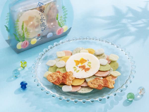 桂新堂 金魚戲水仙貝