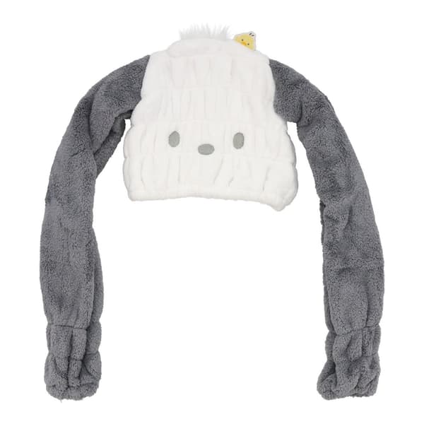 三麗鷗角色髮乾帽 - 帕恰狗款（佩戴示範）