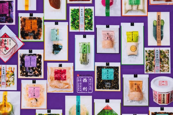 西利京都酱菜包装面料设计