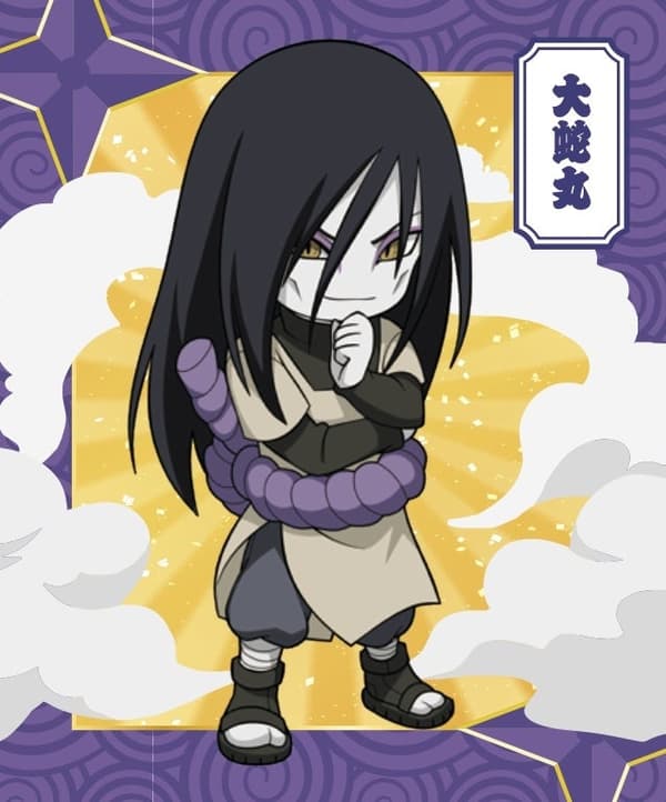Kartu Ulang Tahun Shinobi-Zato menampilkan Orochimaru