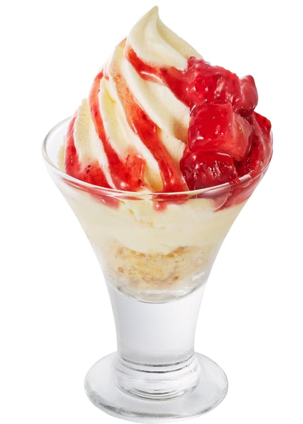 草莓香草圣代 ¥390