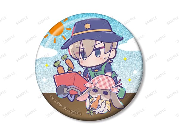 Es and Jackalope Minigram Garden Ver. glitter can badge bonus