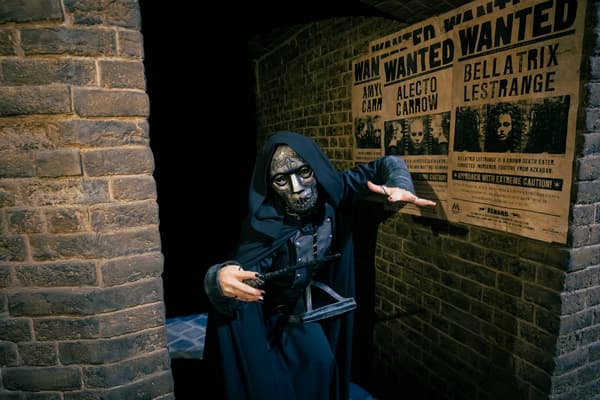 The Dark Mark appears in the Slytherin common room during DARK ARTS HALLOWEEN