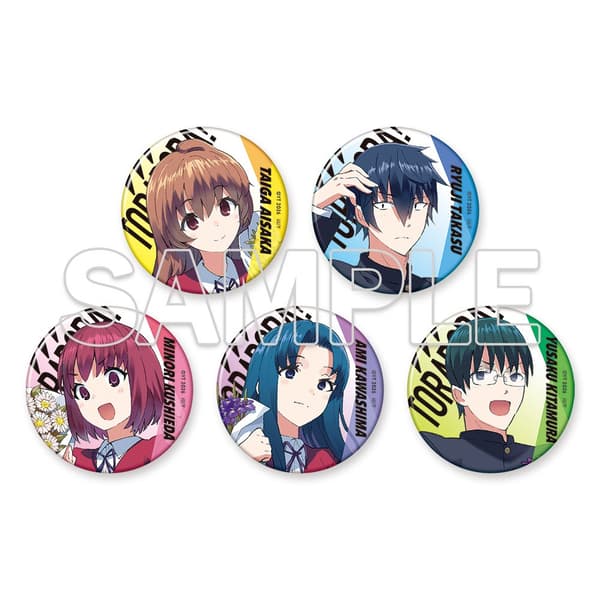 Toradora! 20th Anniversary Trading Can Badges