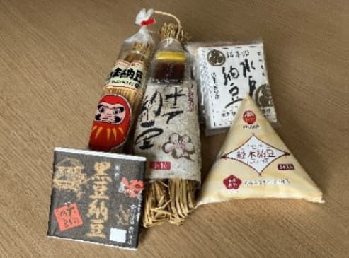 來自三家生產商的納豆品種