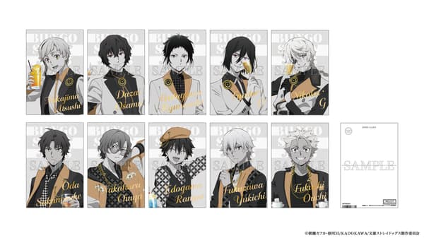 Bungo Stray Dogs ART & DESIGN EXHIBITION admission bonus postcard
