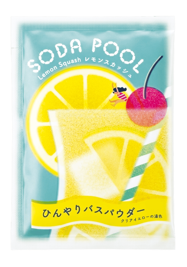 Lemon Squash scent / Clear Yellow bath color