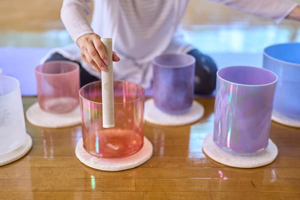 Crystal Bowl x Yoga