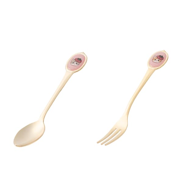 Tea spoon and fork set