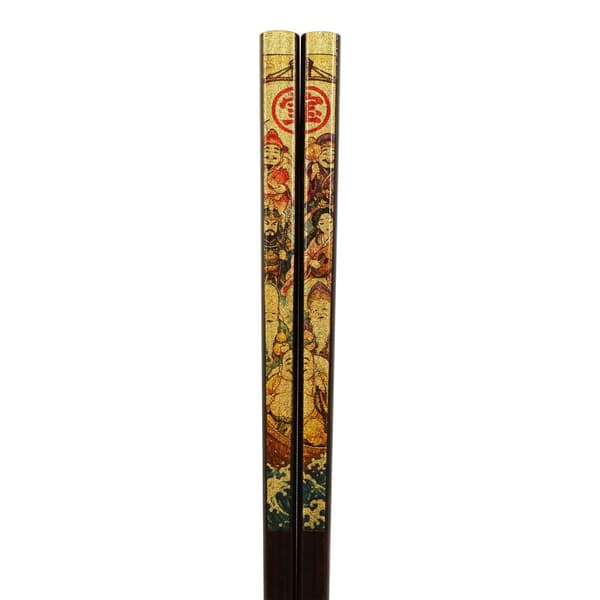 箔繪筷 寶船(金)