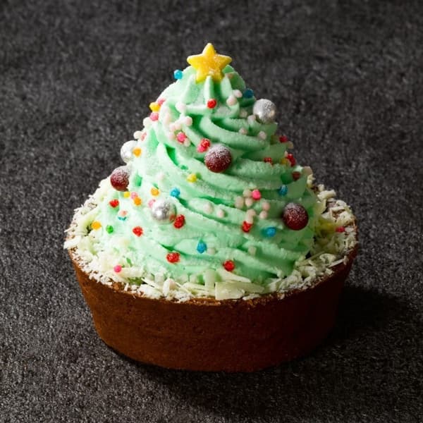 Christmas Tree Tart ที่ Frog Café