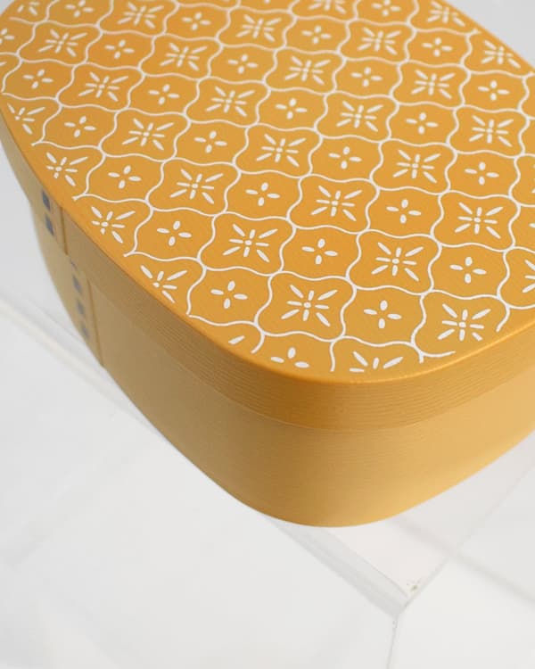 Modern Japanese-style pattern printed on lid