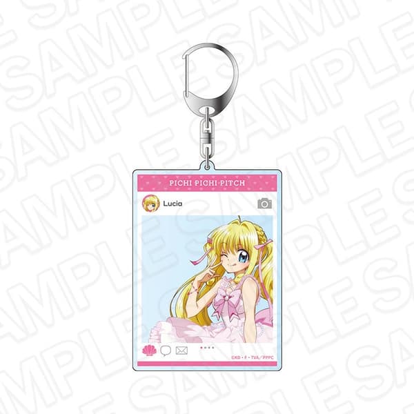 Mermaid Melody Pichi Pichi Pitch Luchia Birthday Party SNS-style keychain