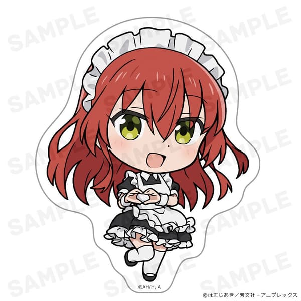 봇치 더 록! 다이컷 스티커 - 키타 이쿠요 메이드 ver.