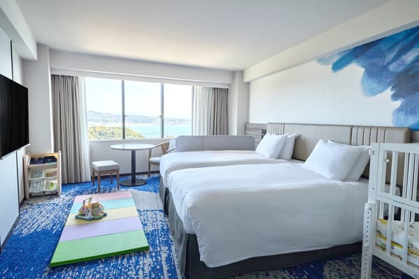 Family Superior Twin Ocean View room interior