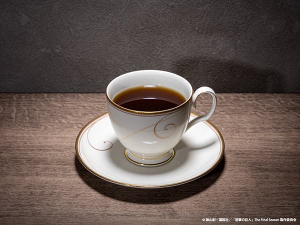 Levi's Morning Routine drink at That Certain Age Attack on Titan Cafe