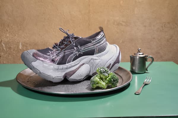 Bold hexagram Kicks en Gris × Plata