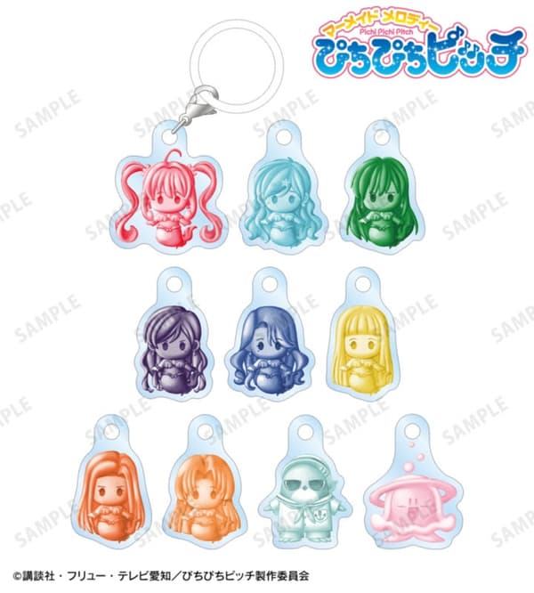 Mermaid Melody Pichi Pichi Pitch Trading petit-sserie Marker Mini Acrylic Charm