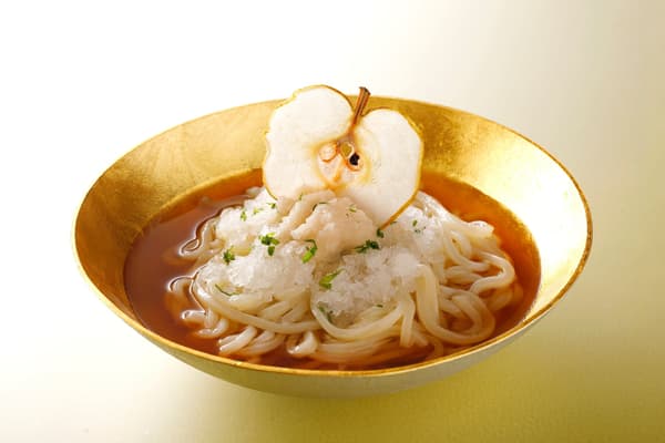 Udon Gokui de pera de Tottori