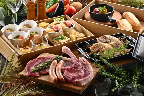 BBQ 디너 상차림