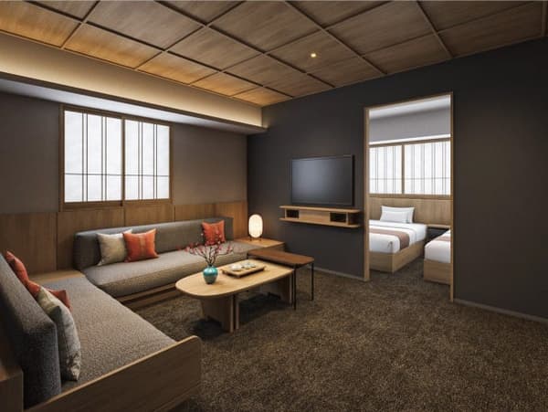 1 臥室豪華日式套房（示意圖）
