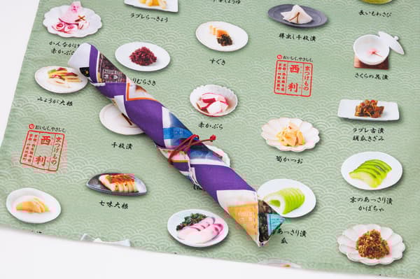 从2种设计中选择：餐垫和筷子套