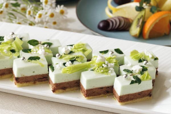 초콜릿 민트 무스