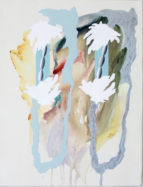 《海豚 (iruka) #2》/ 布面丙烯 / 455 x 333mm / 2024