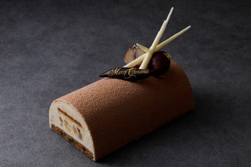 Bûche de Noël Kacang Kastanye Kyoto Tamba