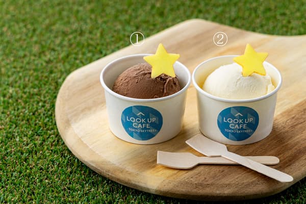 LOOK UP CAFE TOKYO SKYTREE 아이스크림