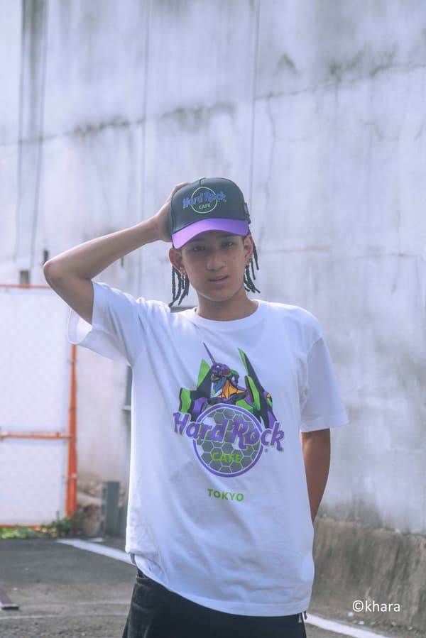 Unit-01 Logo T-shirt (White) and Unit-01 Logo Cap