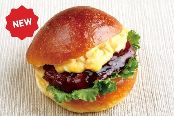 Homemade Hamburger (Teriyaki Egg)