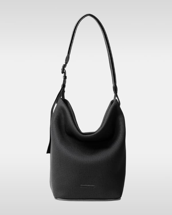 黑色中号网眼霍博包