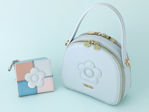 拼布钱包和拱形单肩包