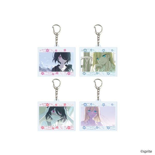 Acrylic keychains, official illustration version