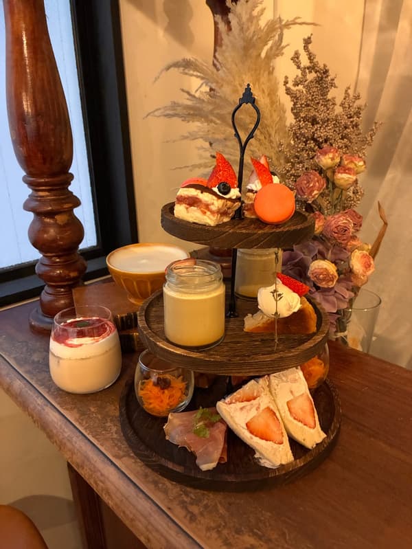 草莓与咖啡欧蕾奖赏下午茶套餐详情